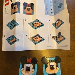 LEGO Disney Mickey and Minnie Mouse Faces Set
